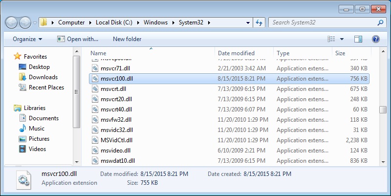 how to install missing dll files windows 10