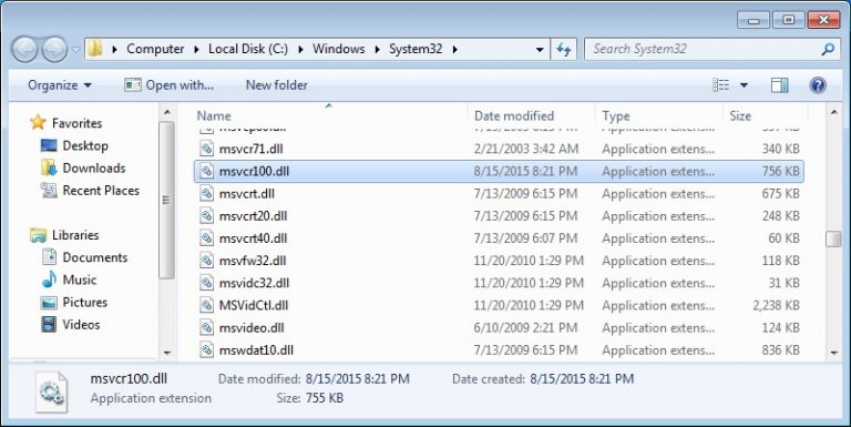 how to install a .dll file on windows 10